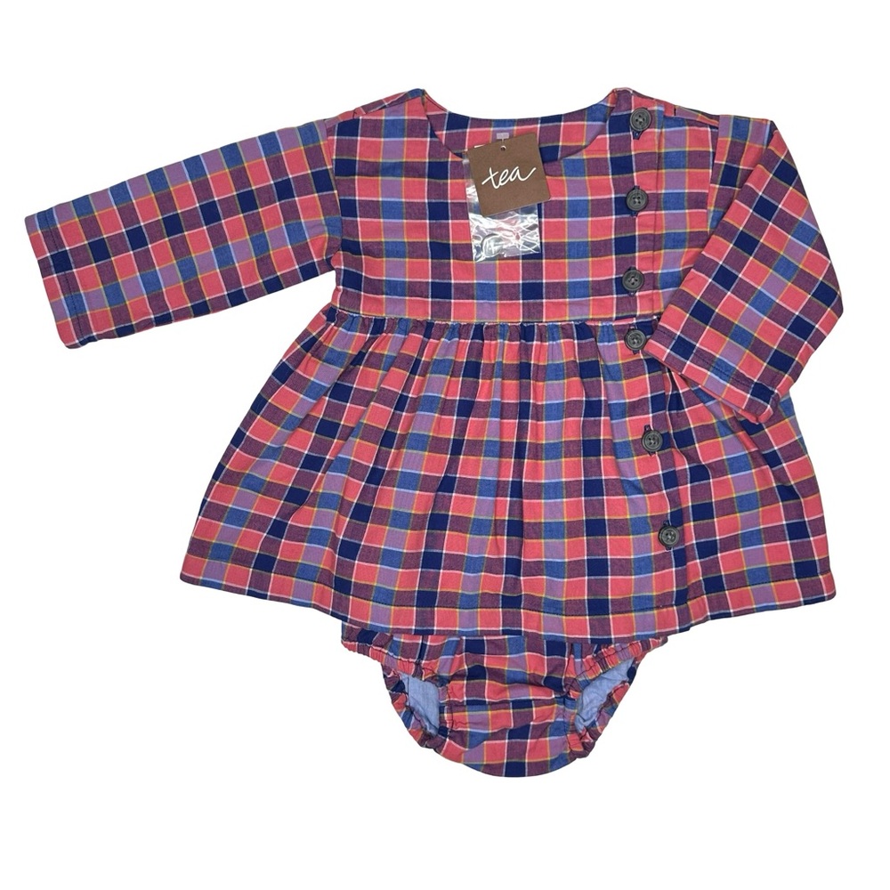 Tea Collection‎ Plaid Woven Baby Dress
